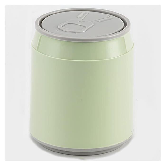 Mini Poubelle De Comptoir HERCHR En Acier Inoxydable Doré - Couvercle Pivotant Pour Bureau Et Cuisine