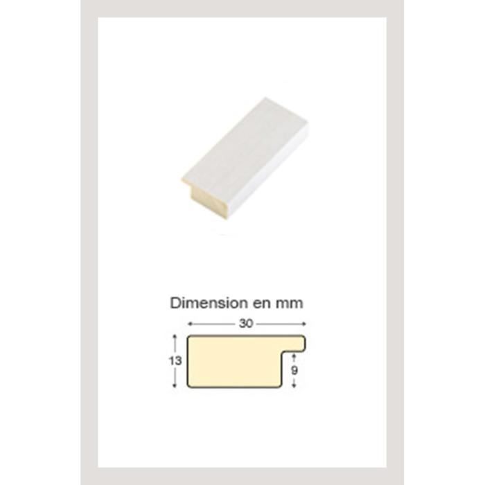 Cadre En Bois Blanc 40 X 60 Cm Achat Vente Cadre Photo Soldes Sur Cdiscount Des Le 20 Janvier Cdiscount