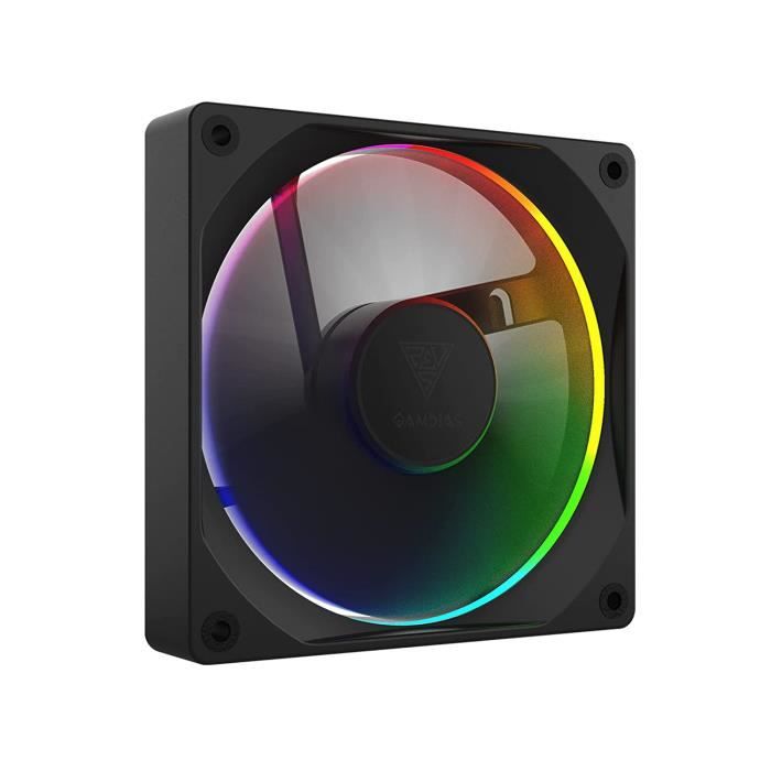 Ventilateur PC GAMDIAS Aeolus M2-1201 RGB – Neuf Sous Blister