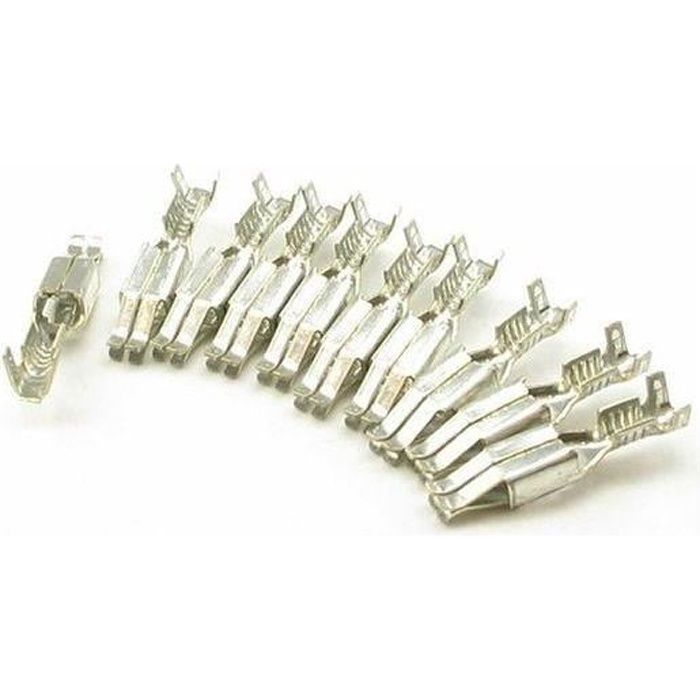Lot De 100 Broches Femelles à Sertir Pour Connecteurs D-Sub - Pour Assemblage Et Réparation De Câbles Informatiques