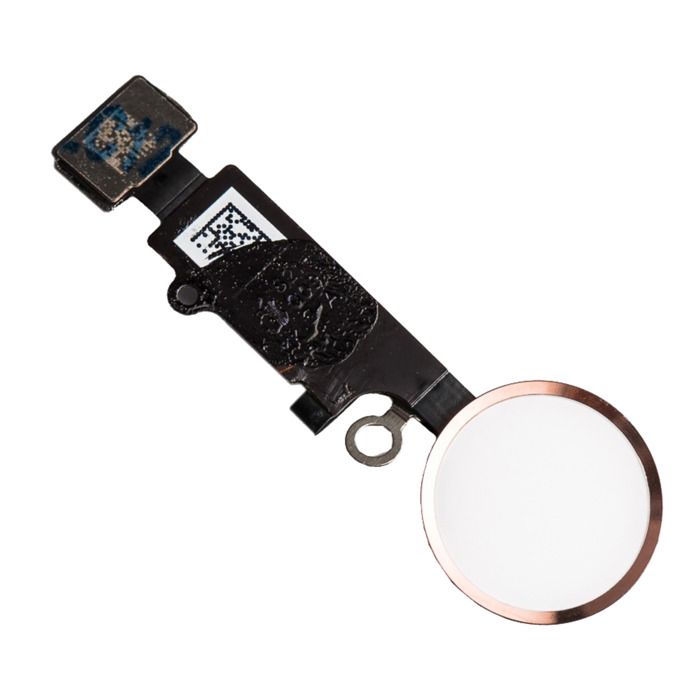 Nappe Bouton Home Pour IPhone 7 Plus - Blanc - Neuf - Marque GLOBALSTOCK (réf. A-001-010-12)