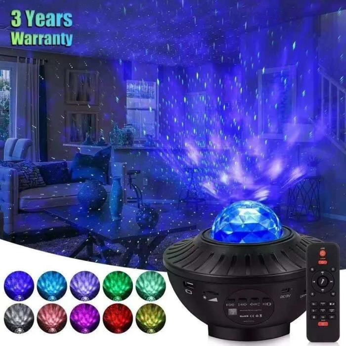 10 Bagues Lumineuses LED – Projection Motifs Noël – Clignotantes, Colorées – Pour Fêtes, Spectacles, Enfants – Jouet Festif - 8