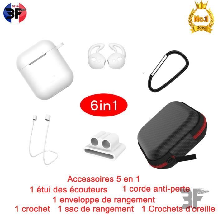 Coque Silicone Noir Compatible avec Airpods PRO 2 - Protection Anti Rayure  Anti Choc Anti Poussiere Phonillico® - Cdiscount TV Son Photo