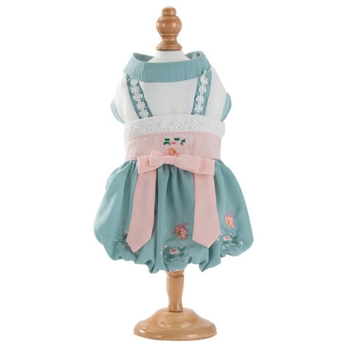Pet Printemps Ete Robe Han Chinois Vetements Style Robe Pour Chat Chiens Chiot Vert Frais Xl Achat Vente T Shirt Body Top Pet Printemps Ete Robe Han Cdiscount