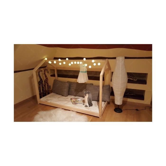 lit cabane 140x190 cdiscount