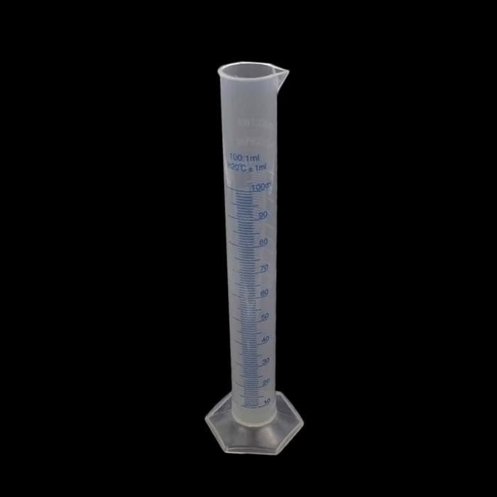 Cylindre Mesureur En Plastique - Éprouvette Graduée Pour Jardin Et Ferme, 25 Cm