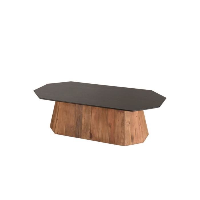 Table Basse Octogonale En Bois - 96x96x40 Cm - Occasion, Bon état
