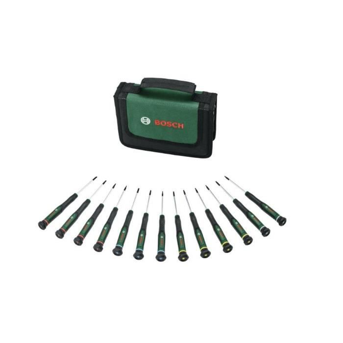 Jeu de Tournevis Bosch 1600A02Z9N – 13 Pièces, Acier S2, Embouts Magnétiques - vue 2
