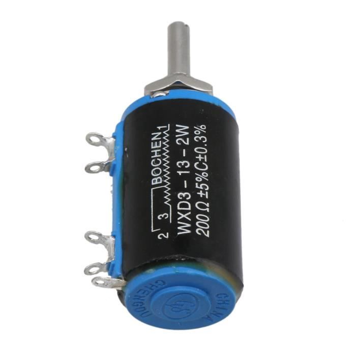 Potenciómetro Bobinado De WXD3 13, Serie De 2 Piezas, 100, 200, 220, 680, 1K, 2,2 K, 3,3 K, 4,7