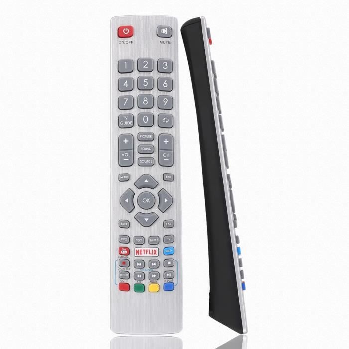 Télécommande De Rechange GJ220 Pour Sharp Aquos LC-19LE320E/LC-22LE320E – Infrarouge, 3 Boutons, Neuve