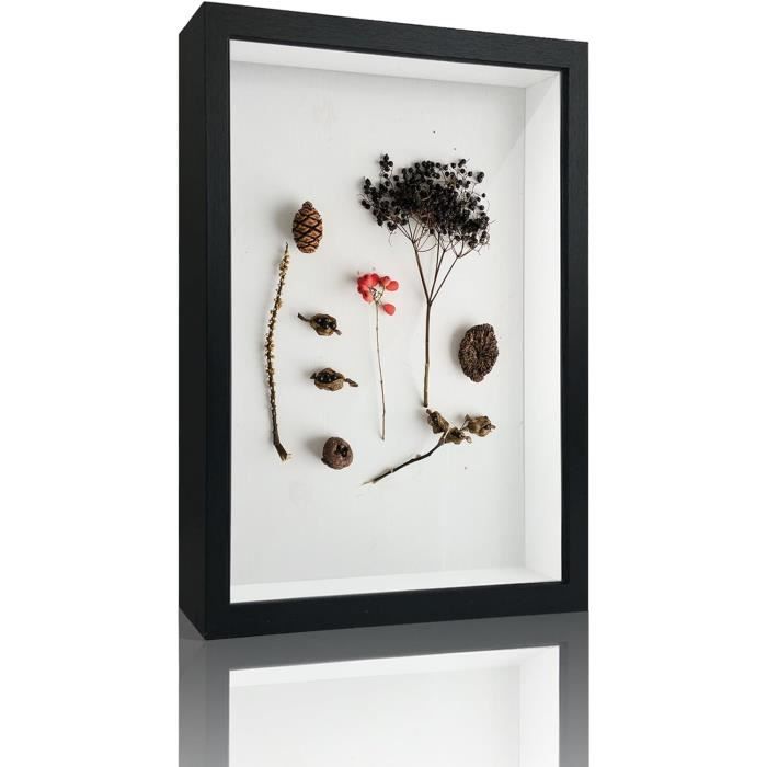 Set Di 2 Cornici Nere Per Foto 28x35 Cm – Plastica Alta Trasparenza, Da Parete, Orizzontale E Verticale, Per Poster E Certificati