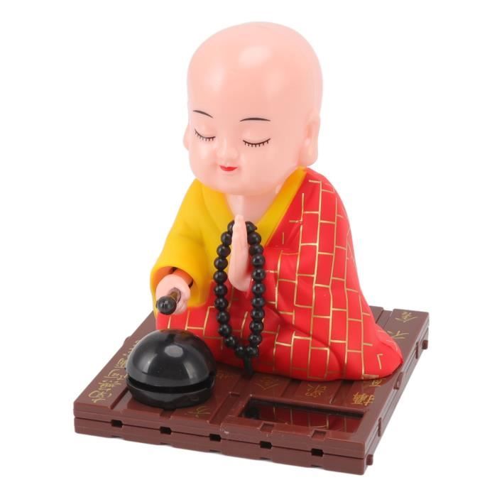 Baoblaze Ornement Solaire Tête Oscillante – Figurine Verte Pour Voiture Ou Maison – Cadeau Feng Shui