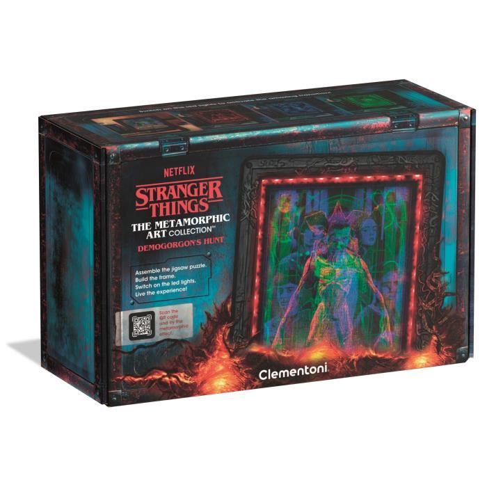 Puzzle 520 pièces Clementoni The Morphing Collection Stranger Things Cadre lumineux Vecna - vue 2