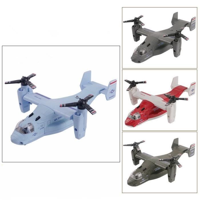 VBACALA Jouet d'avion 5 modèles différents de jeux de jouets d'avion, modèle d'avion en métal moulé sous pression, jouet militaire pour enfants pour enfants, filles, garçons à partir de 3 ans
