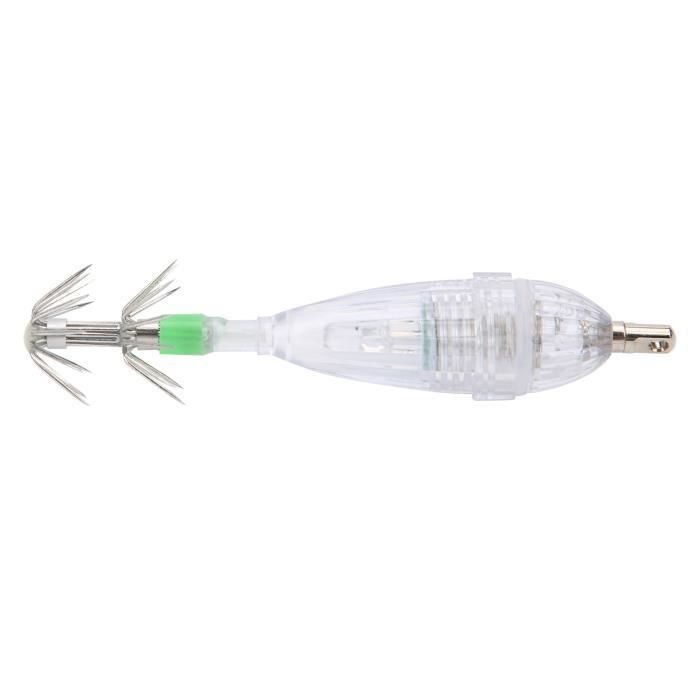 Leurre De Pêche Lumineux LED - Eau Douce Et Mer - Crochet Parapluie, 4 Couleurs, 300 M De Profondeur - Avec Piles