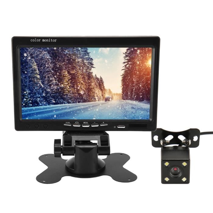 Moniteur Caméra De Recul 9 Pouces IPS - 4 Voies, HD 1280x600 - Pour Camion, Camping-Car, Remorque
