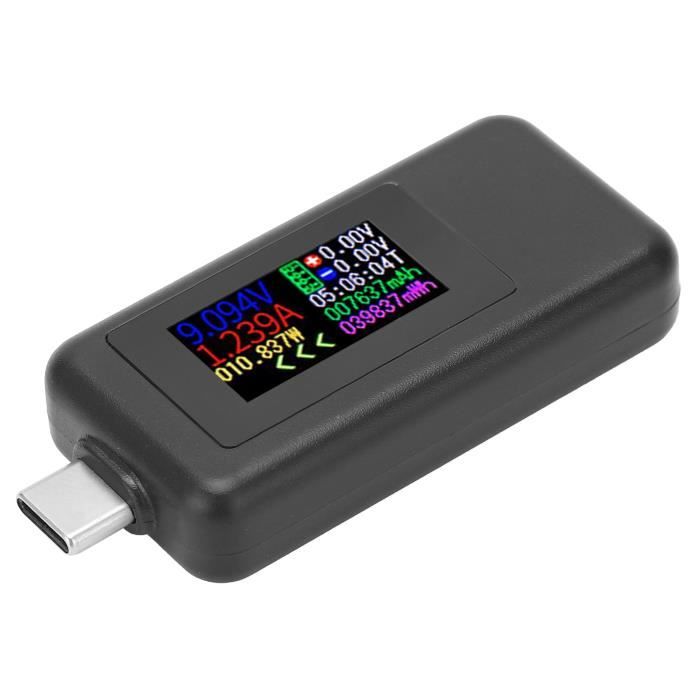 Tester USB-C Multimetro Digitale DC 4-36V 0-12A – Display IPS, Supporta PD, QC 2.0/3.0, MTK E Rilevamento Curve