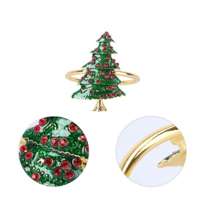 30 Anneaux De Serviette En Forme De Bois De Cerf – Décoration De Table Noël – Environ 9,7 X 9,5 Cm – Style Naturel Et Raffiné