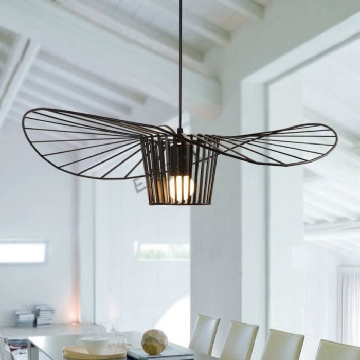 EXBON Suspension Luminaire Lustre Abat-jour Fer Lampe ...