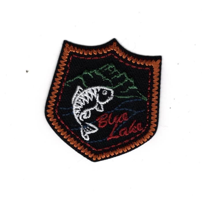 Gign Patch Patch Brodé De Pêche - À Repasser - Marque Paddy's Patches - Fabriqué Aux USA Autocollant Tissu Pêche - Foto 2