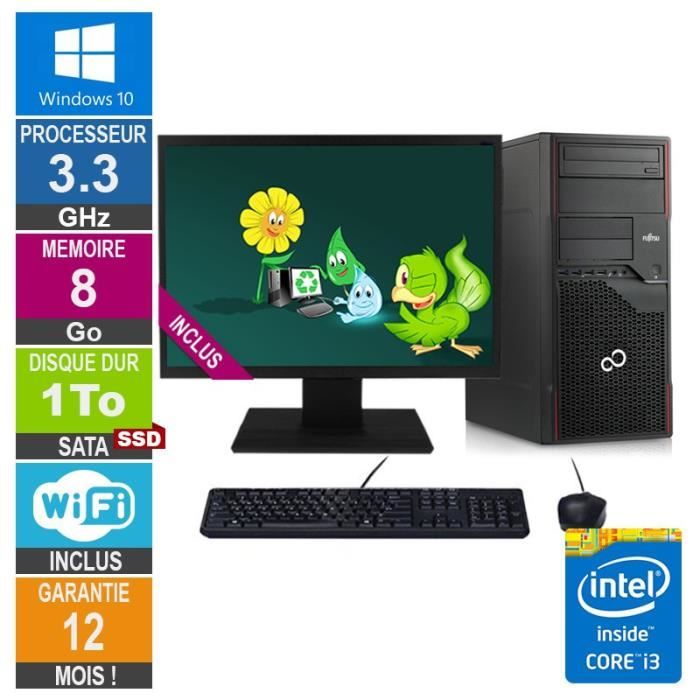 PC Fujitsu P710 E90+ Core i3-3220 3.30GHz 8Go/1To