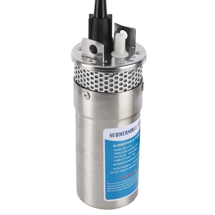 Pompe Submersible 12V FreeTec – 235 LPM, Débit 3700 GPH, ABS, Inox, Pour Bateau, Caravane, Piscine, Fontaine