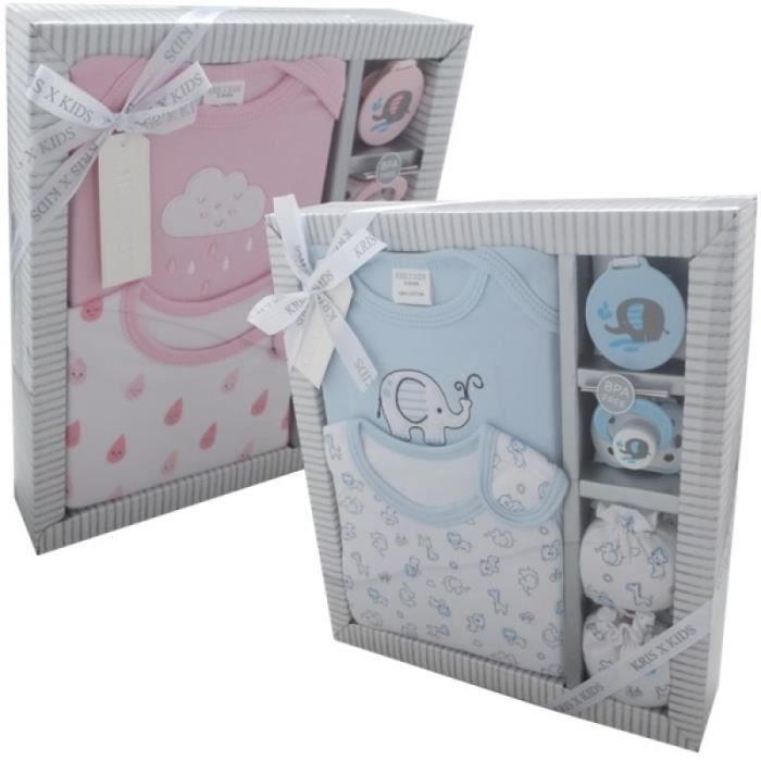 Etre exclusif Cadeau Bébé 5 Pieces - Nouveau Né - Garçon - Ciel - 5964 H22  à prix pas cher