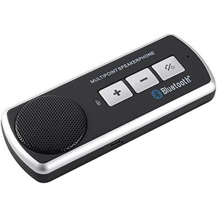 Kit Mains Libres Bluetooth Pour Voiture Noir