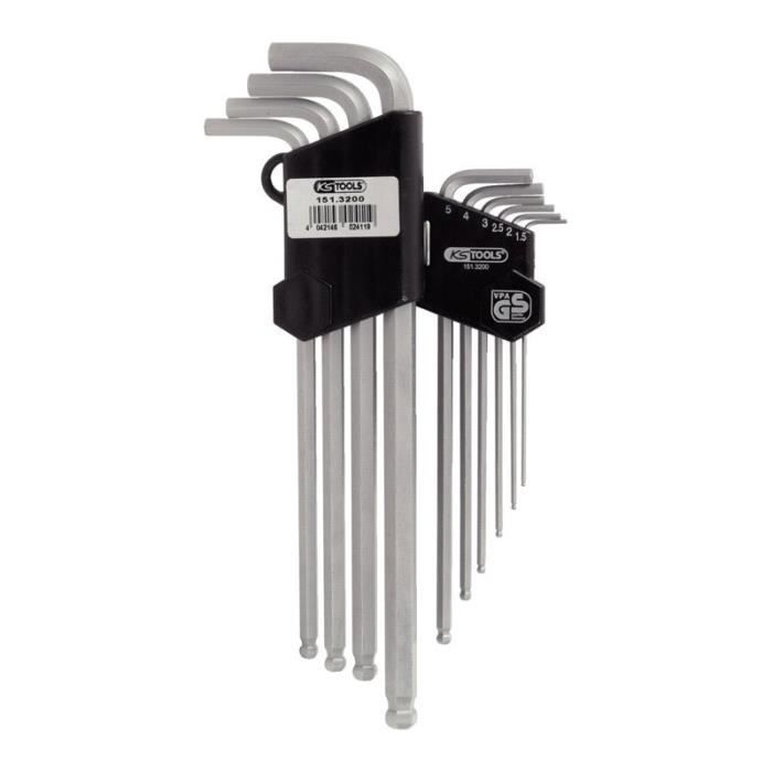 Coffret Thermoformé Beta M53 - 5 Clés 6 Pans Tête Ronde 96TBP 2,5 à 6 Mm