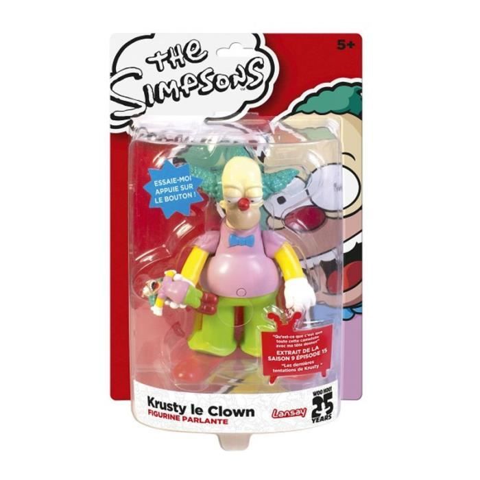 figurine parlante les simpson krusty le clown cdiscount jeux jouets