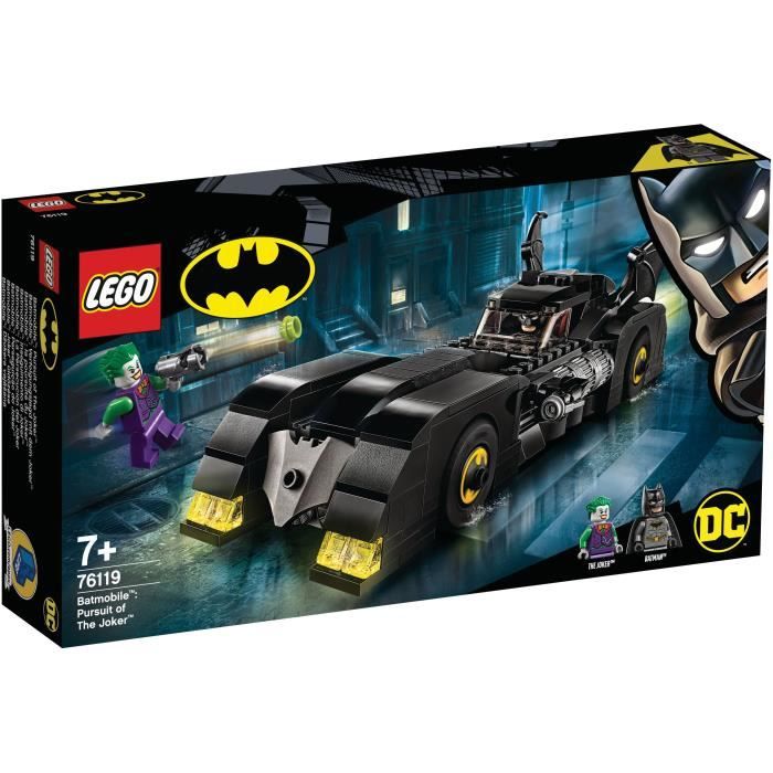 LEGO® DC Comics Super Heroes 76119 Batmobile™ : la poursuite du Joker™ -  Cdiscount Jeux - Jouets