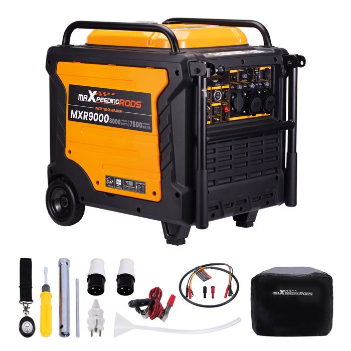Groupe Électrogène Diesel 220V - 3000-7000W - Alternateur Aimant Permanent - Pour Camping, Bricolage