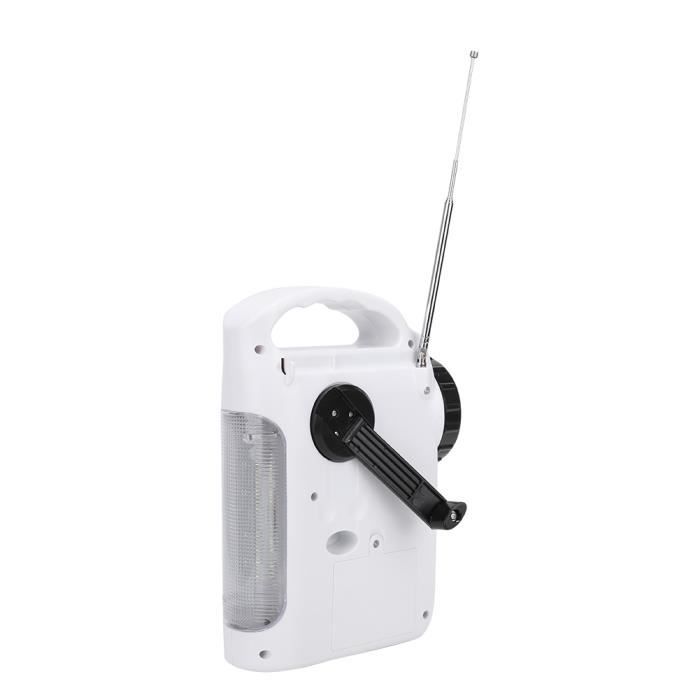 Mini Radio À Manivelle, Radio Dynamo Portable, Radio Météo Durgence