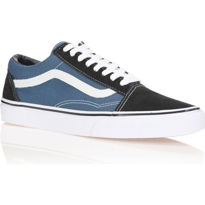 vans bleu et noire