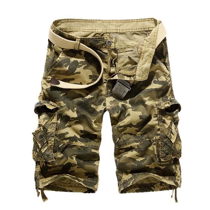 Bermuda homme kaki militaire new arrivals