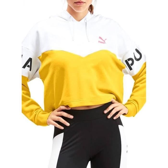 sweat puma jaune