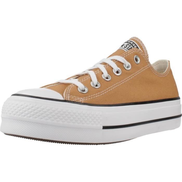 Converse Chaussure Converse Modèle Chuck Taylor All Star Lift Ox - Coleur Marron
