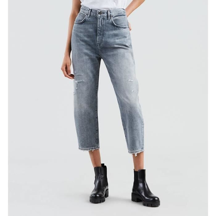 Jeans Levi's Barrel Crop Tonneau bleu pour femmes. 29315 0008. Bleu -  Cdiscount Prêt-à-Porter