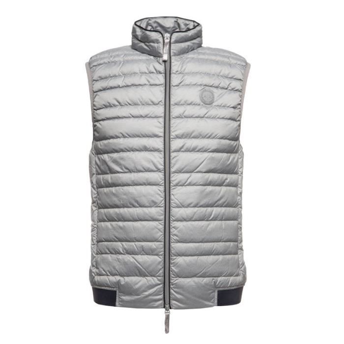 Doudoune sans manches EA7 Emporio Armani Ref. 8NZQ51 ZNW3Z 0902. Couleur Gris. Details. Col montant. Fermeture par zip Gris Cdiscount Pret a Porter