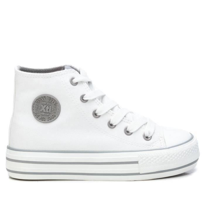 basquette blanche fille
