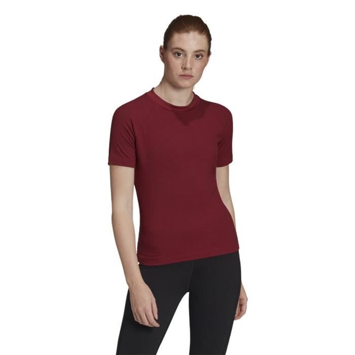T shirt rouge cheap adidas femme