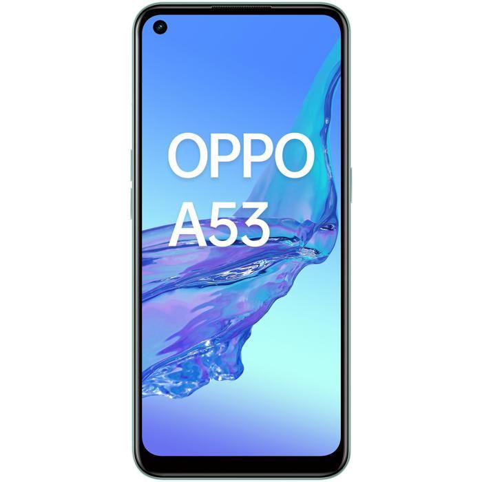 Smartphone OPPO A53 64Go Vert - Double SIM - Lecteur dempreintes digitales - Batterie longue durée