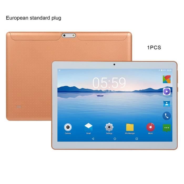Tablette en plastique KT107, Tablette grand écran HD 10,1 pouces, Tablette  Android 8.10, Tablette portable, Tablette or 1G + 16G - Cdiscount  Informatique