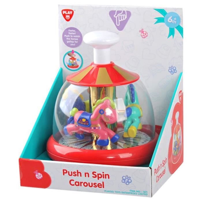 Carrousel A Pousser Pour Bebe Cdiscount Puericulture Eveil Bebe