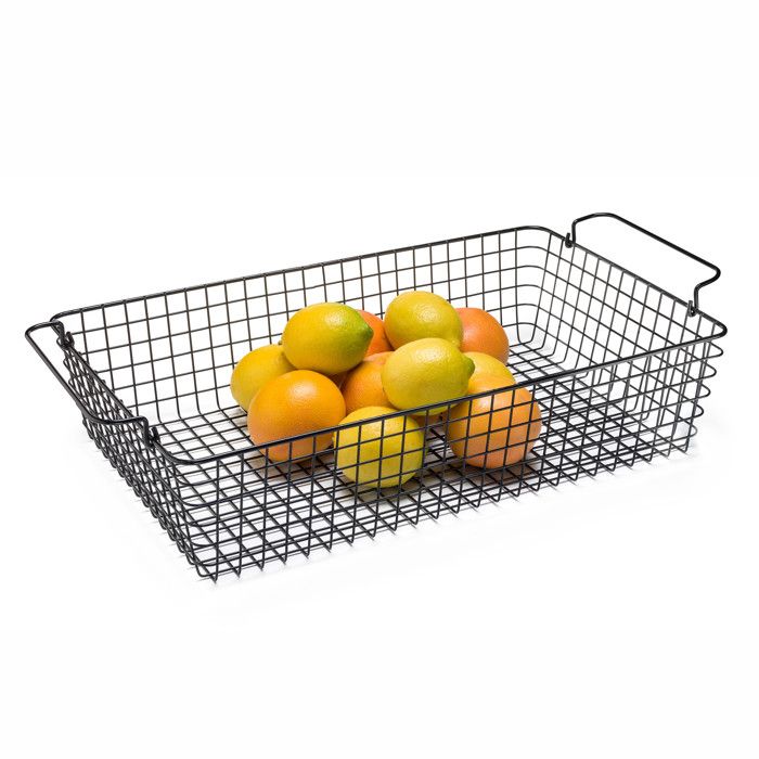 Panier Métallique GN 1/1 Noir - H 12 à 16 cm - Pujadas - Noir - l530- L1- P325- h160- Métal Panier Métallique GN 1/1 Noir - H 12 à 16 cm - Pujadas - Noir - l530- L1- P325- h160- Métal