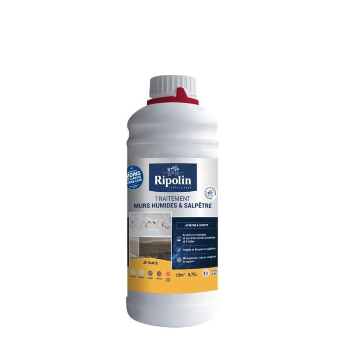 Traitement antisalpêtre et murs humides Dip etanch, RIPOLIN incolore 0.75 l main image 1