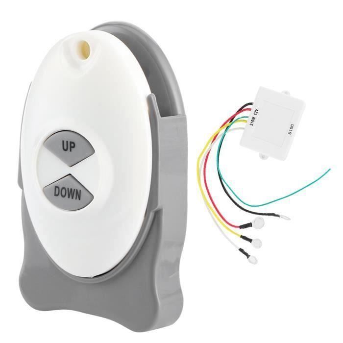 Télécommande Sans Fil étanche Pour Guindeau D'ancre - Portée 50 Pieds, Compatible Solénoïde 12V