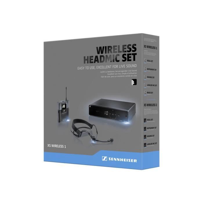 Sennheiser XS WIRELESS 1 XSW 1-ME3-B Système de microphone - Cdiscount ...