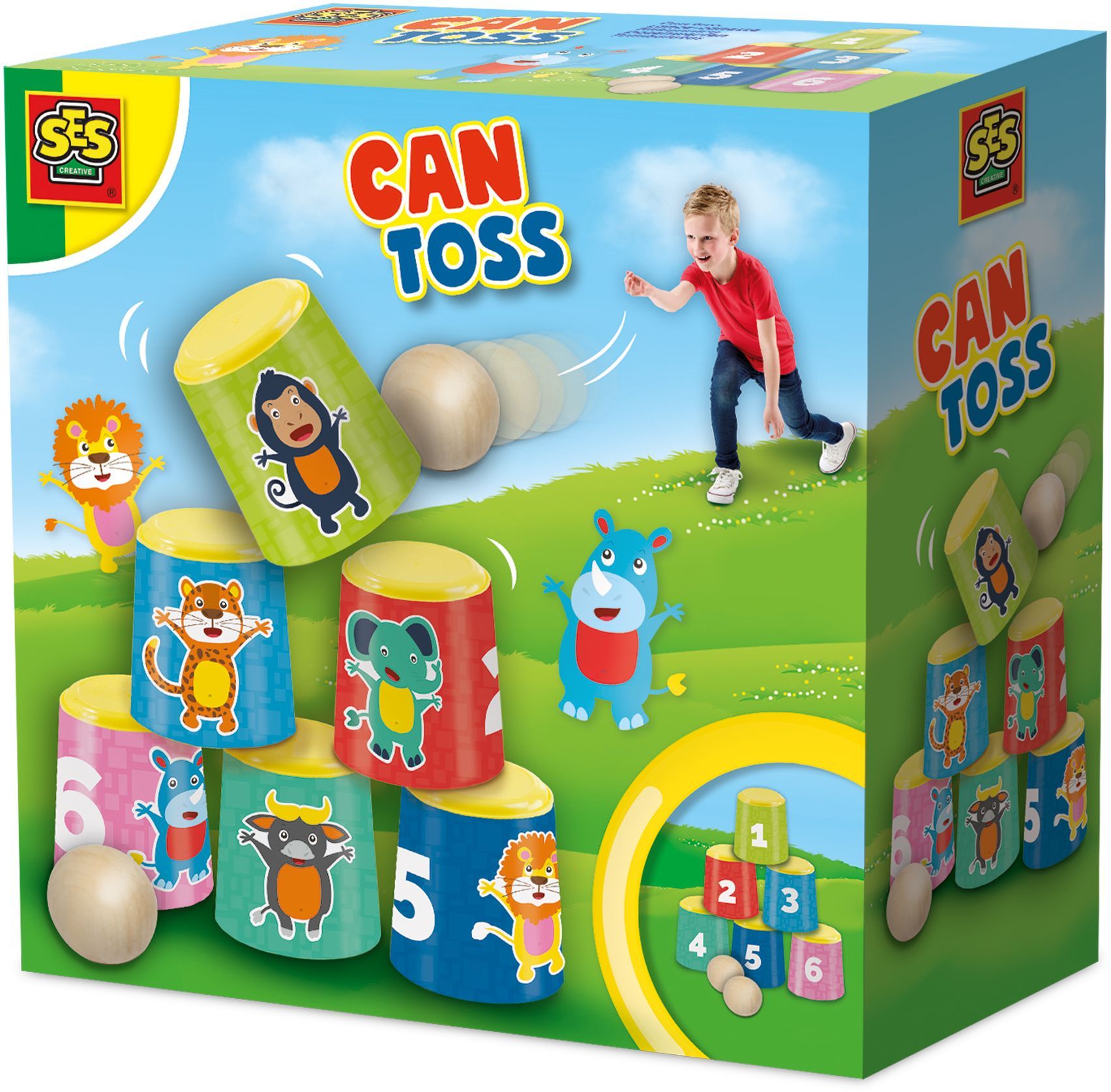 Jeu d'agilité SES CREATIVE Lancer de boîtes Pour enfants