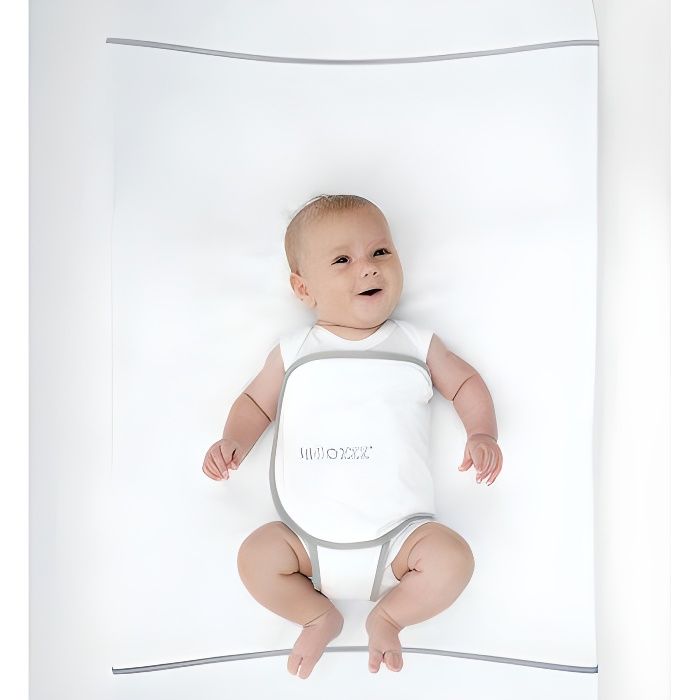 Snoozzz Sn301 Cale Bebe Novateur Blanc Biais Gris Cdiscount Puericulture Eveil Bebe